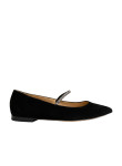 Visuel 1 : Collection Gianvito Rossi Bordeaux | Ballerine noir| Boutique de chaussures de Luxe Parenthese