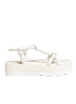 Visuel 1 : Collection Gianvito Rossi | Sandale plateforme blanc | Boutique de chaussures de Luxe| Parenthese Bordeaux