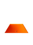 Visuel 1 : Collection Amina Muaddi Bordeaux | Pochette Superamini Yigit satin orange| Boutique de sacs de Luxe Parenthese