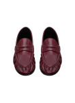 Visuel 2 : Saint Laurent Chaussure | Le loafer Supple en cuir vintage bordeaux| Boutique Parenthese Bordeaux