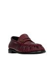 Visuel 3 : Saint Laurent Chaussure | Le loafer Supple en cuir vintage bordeaux| Boutique Parenthese Bordeaux