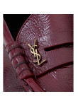 Visuel 4 : Saint Laurent Chaussure | Le loafer Supple en cuir vintage bordeaux| Boutique Parenthese Bordeaux