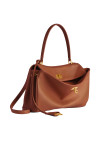Visuel 2 : Collection Balenciaga Bordeaux | Sac Rodeo small en cuir new tan| Sac de Luxe Parenthese Bordeaux