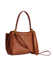 Visuel 3 : Collection Balenciaga Bordeaux | Sac Rodeo small en cuir new tan| Sac de Luxe Parenthese Bordeaux