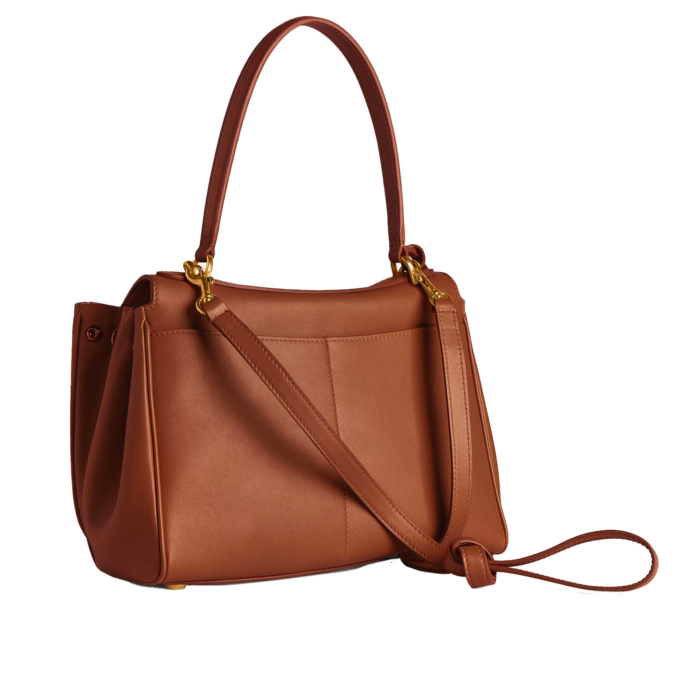 Visuel 3 : Collection Balenciaga Bordeaux | Sac Rodeo small en cuir new tan| Sac de Luxe Parenthese Bordeaux