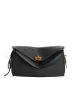 Visuel 1 : Collection Balenciaga Bordeaux | Sac Le 7 en cuir noir et veau velours muscade| Sac de Luxe Parenthese Bordeaux