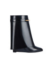 Visuel 1 : Givenchy | Bottines Shark Pinch en cuir noir| Boutique Parenthese
