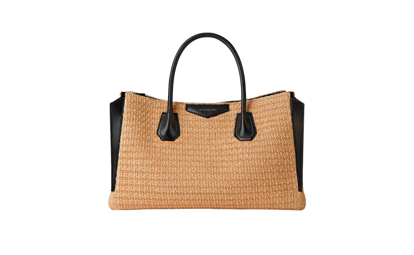 Visuel 1 : Collection Givenchy Bordeaux | Sac Antigona catchall medium en raphia | Boutique Parenthese Bordeaux