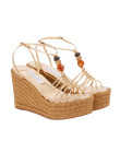 Visuel 2 : Collection Jimmy Choo| Compensé Lemi 100 gold | Boutique Parenthese Bordeaux
