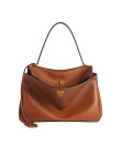 Visuel 1 : Collection Balenciaga Bordeaux | Sac Rodeo médium en cuir new tan| Sac de Luxe Parenthese Bordeaux