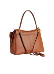 Visuel 3 : Collection Balenciaga Bordeaux | Sac Rodeo médium en cuir new tan| Sac de Luxe Parenthese Bordeaux