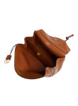Visuel 5 : Collection Balenciaga Bordeaux | Sac Rodeo médium en cuir new tan| Sac de Luxe Parenthese Bordeaux