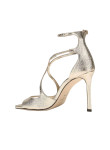 Visuel 2 : Jimmy Choo | Sandale Azia 9,5 cm platinum | Boutique Parenthese Bordeaux