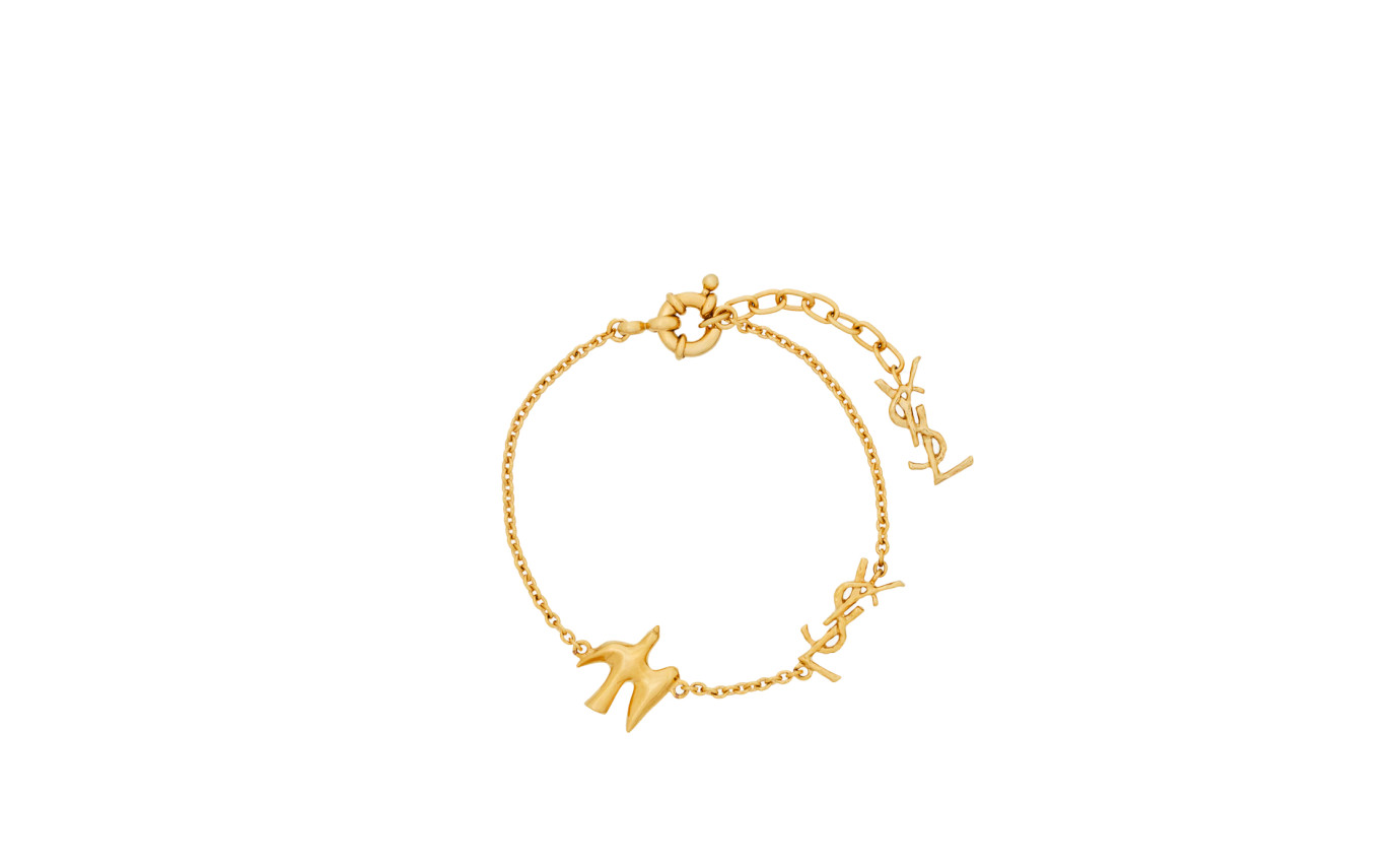 Visuel 1 : Saint Laurent | Bracelet Cassandre colombe| Boutique Parenthese