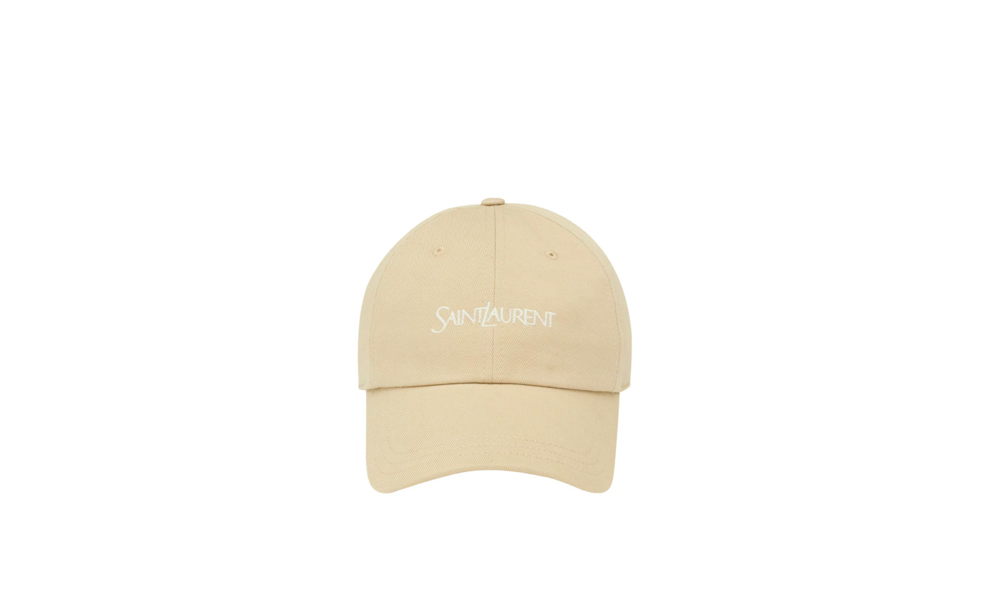 Visuel 1 : Collection Saint Laurent Bordeaux | Casquette Saint Laurent ivoire et beige| Boutique Parenthese Bordeaux