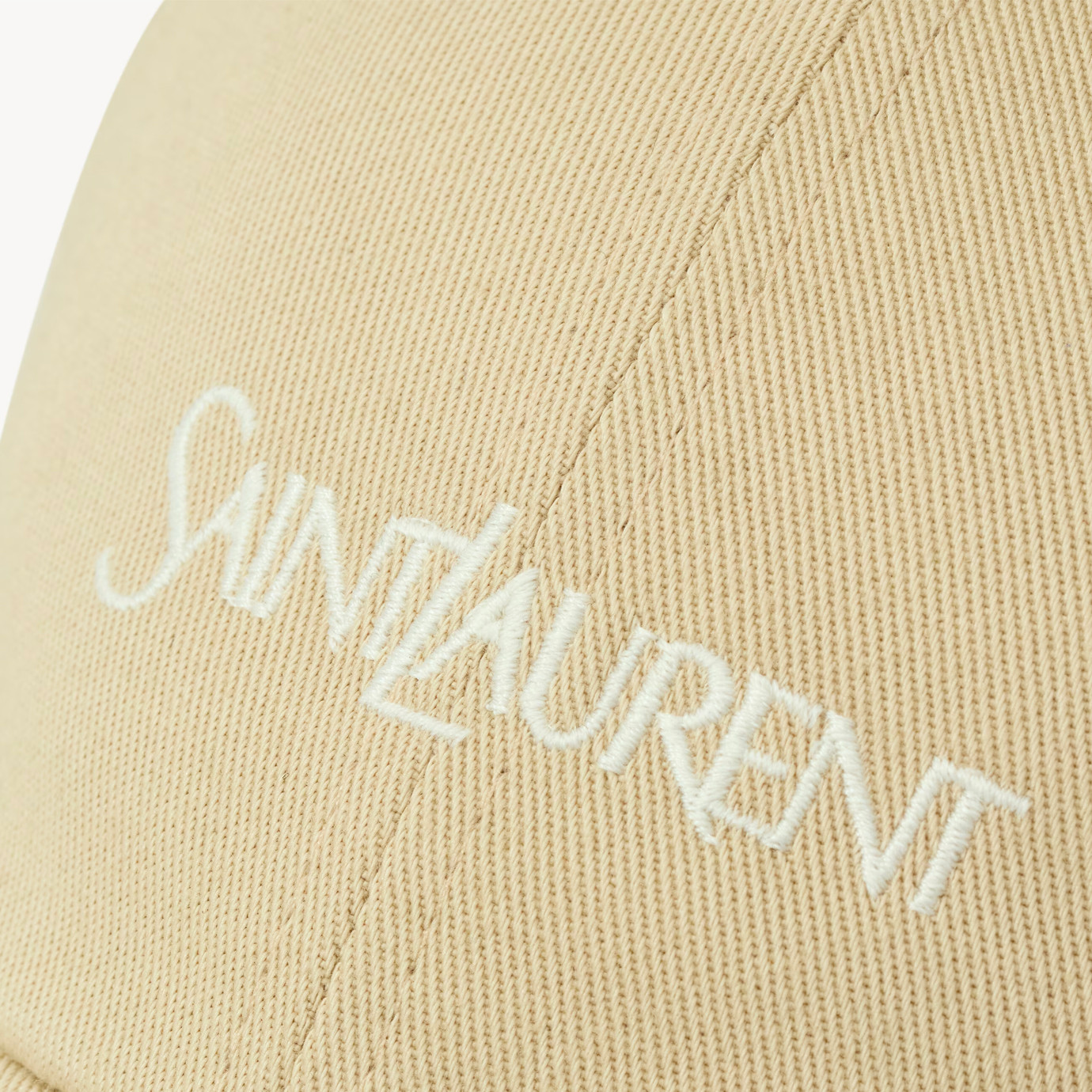 Visuel 3 : Collection Saint Laurent Bordeaux | Casquette Saint Laurent ivoire et beige| Boutique Parenthese Bordeaux