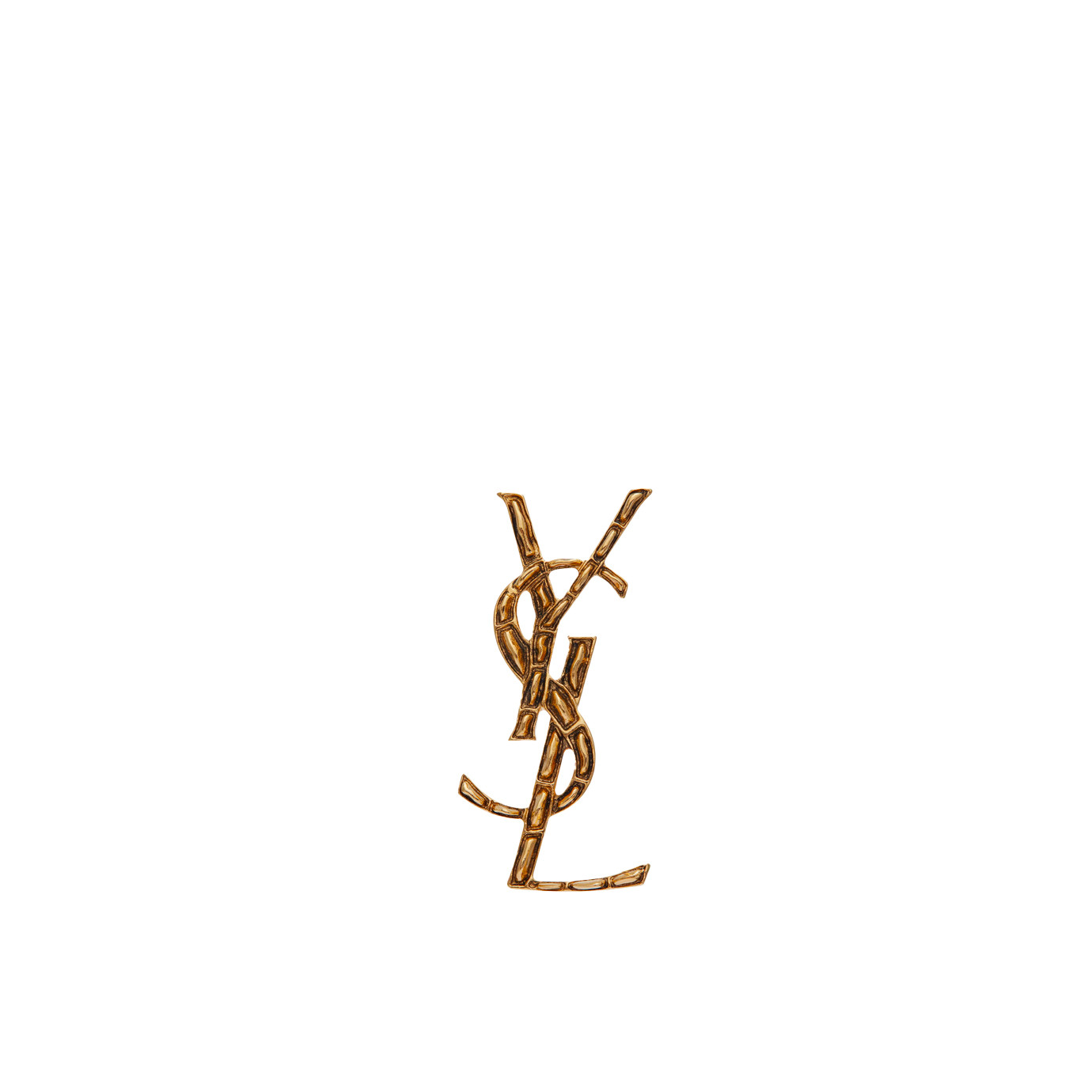 Visuel 1 : Collection Saint Laurent Bordeaux | Broche Cassandre effet crocodile| Boutique Parenthese Bordeaux