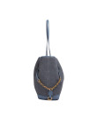 Visuel 3 : Chloé| Cabas Clover en toile et cuir bleu| Boutique Parenthese Bordeaux