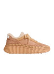 Visuel 1 : Collection Chloé chaussures | Sneakers Nama shearling| Boutique Parenthese Bordeaux
