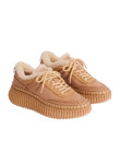 Visuel 2 : Collection Chloé chaussures | Sneakers Nama shearling| Boutique Parenthese Bordeaux