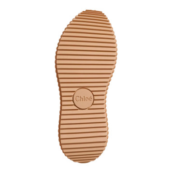 Visuel 4 : Collection Chloé chaussures | Sneakers Nama shearling| Boutique Parenthese Bordeaux