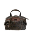 Visuel 4 : Collection Jimmy Choo Bordeaux | Sac Bar Holdall small toffee| Sacs de luxe Parenthese Bordeaux