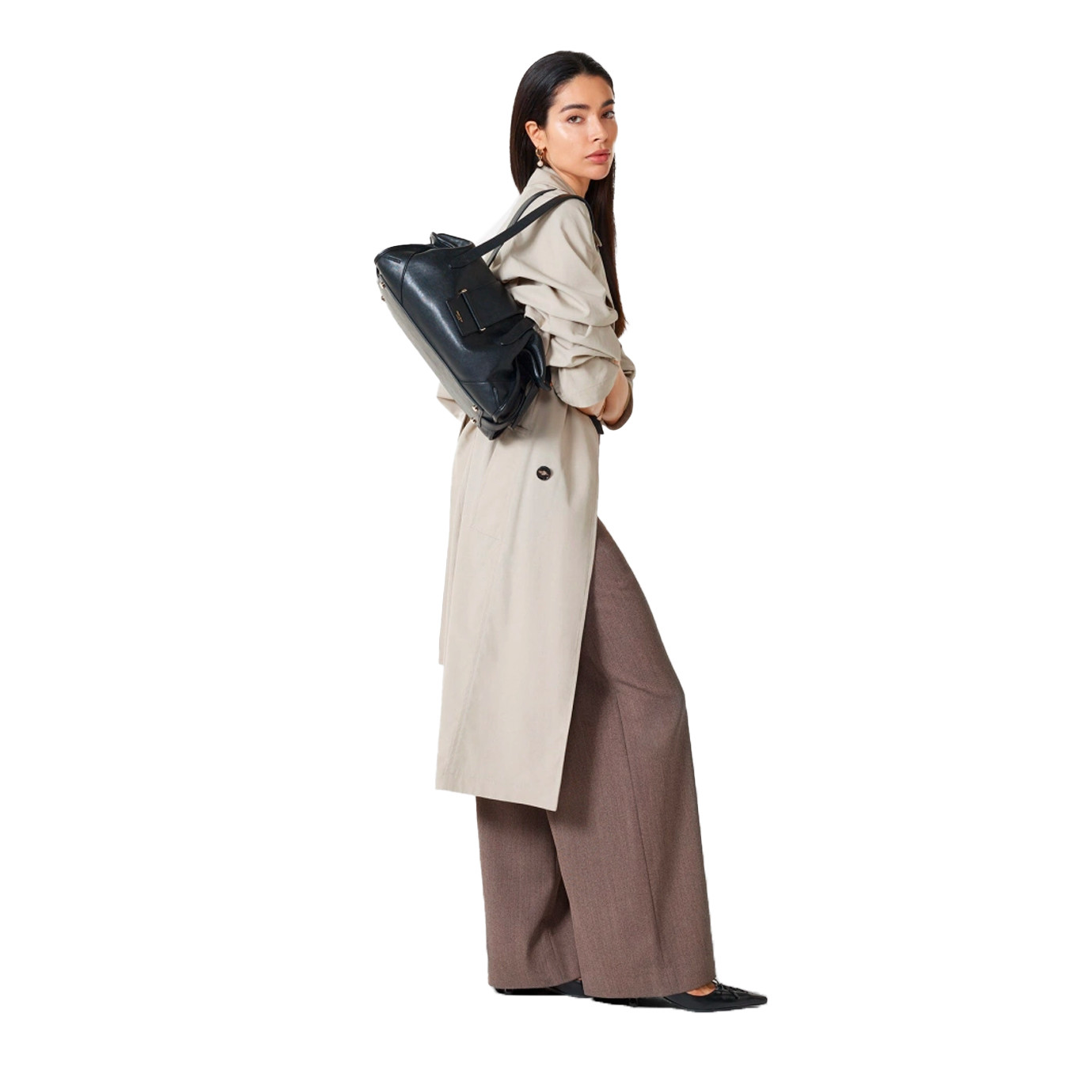 Visuel 6 : Collection Jimmy Choo Bordeaux | Sac Bar Holdall medium en cuir noir| Sacs de luxe Parenthese Bordeaux