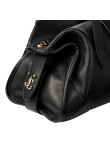 Visuel 3 : Collection Jimmy Choo Bordeaux | Sac Bar Holdall medium en cuir noir| Sacs de luxe Parenthese Bordeaux