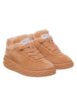 Visuel 2 :  Jimmy Choo Bordeaux | Sneaker Diamond Maxi en shearling toffee | Boutique de chaussures de Luxe Parenthese Bordeaux