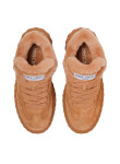 Visuel 4 :  Jimmy Choo Bordeaux | Sneaker Diamond Maxi en shearling toffee | Boutique de chaussures de Luxe Parenthese Bordeaux