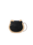 Visuel 2 : Collection Chloé Bordeaux | Besace Marcie Shearling en cuir noir| Boutique Parenthese Bordeaux