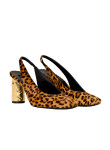 Visuel 2 : Collection Givenchy Bordeaux | Slingback tape 85 léopard| Boutique Parenthese