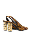 Visuel 3 : Collection Givenchy Bordeaux | Slingback tape 85 léopard| Boutique Parenthese