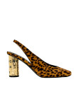 Visuel 1 : Collection Givenchy Bordeaux | Slingback tape 85 léopard| Boutique Parenthese