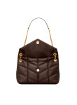Visuel 5 : Saint Laurent| Sac Puffer Small en cuir chocolat | Boutique Parenthese Bordeaux
