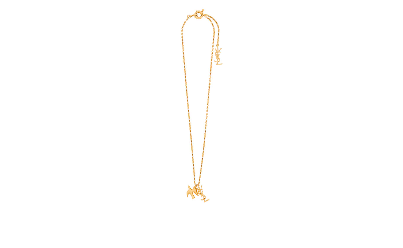 Visuel 1 : Saint Laurent | Collier Cassandre colombe| Boutique Parenthese