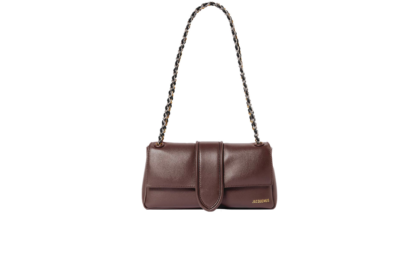 Visuel 1 : Jacquemus | Sac Le Bambino Chaîne midnight brown| Boutique Parenthese Bordeaux