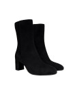 Visuel 2 : Collection Jimmy Choo Bordeaux | Boots Daze en veau velours noir| Chaussures de luxe Parenthese Bordeaux