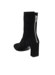 Visuel 3 : Collection Jimmy Choo Bordeaux | Boots Daze en veau velours noir| Chaussures de luxe Parenthese Bordeaux