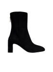 Visuel 1 : Collection Jimmy Choo Bordeaux | Boots Daze en veau velours noir| Chaussures de luxe Parenthese Bordeaux