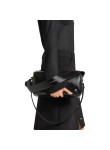Visuel 6 : Courrèges | Sac Three Sixty médium en cuir naplack noir | Boutique Parenthese Bordeaux
