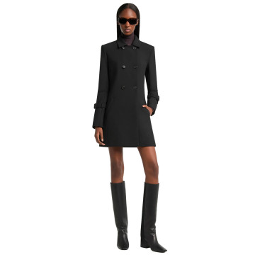 Visuel 5 : Courrèges | Botte Heritage Bi-matière en cuir noir | Boutique Parenthese Bordeaux