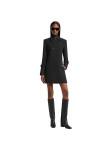 Visuel 5 : Courrèges | Botte Heritage Bi-matière en cuir noir | Boutique Parenthese Bordeaux