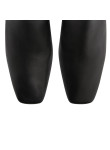 Visuel 4 : Courrèges | Botte Heritage Bi-matière en cuir noir | Boutique Parenthese Bordeaux