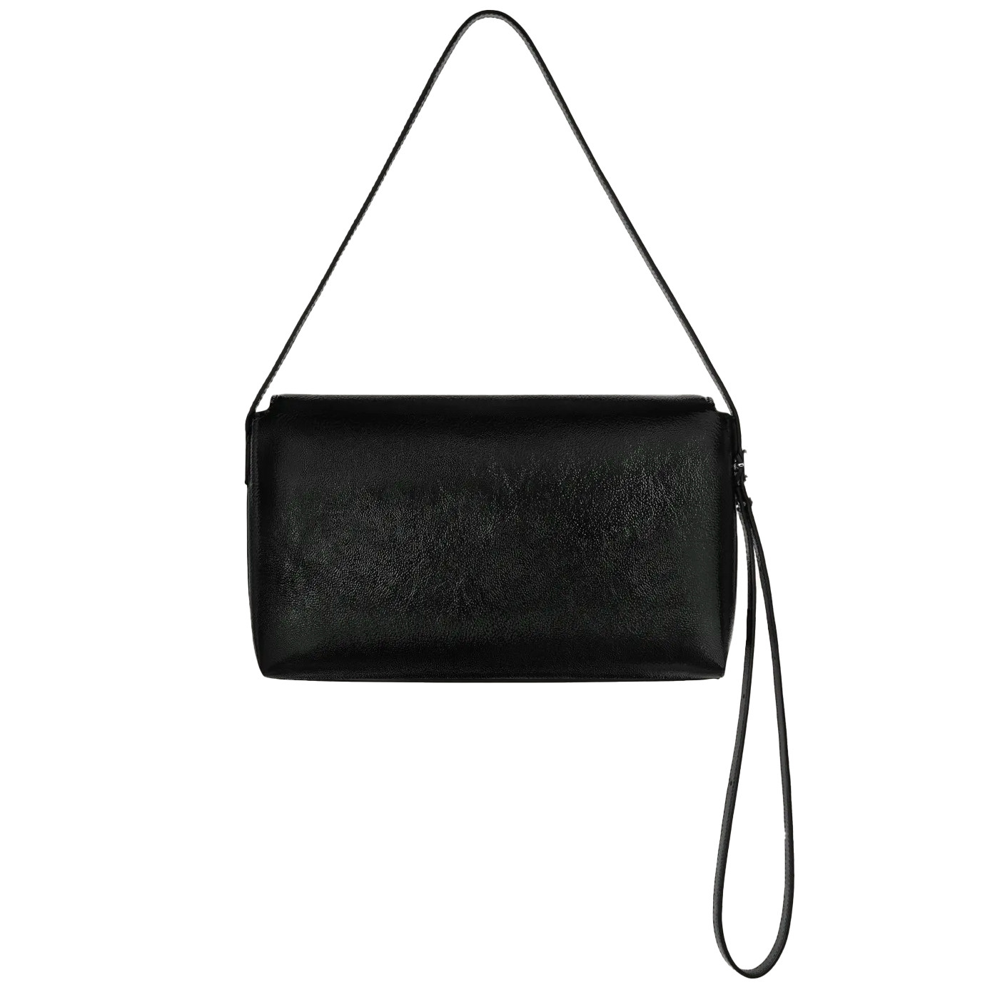 Visuel 4 : Courrèges | Sac Icotype en cuir naplack noir | Boutique Parenthese Bordeaux