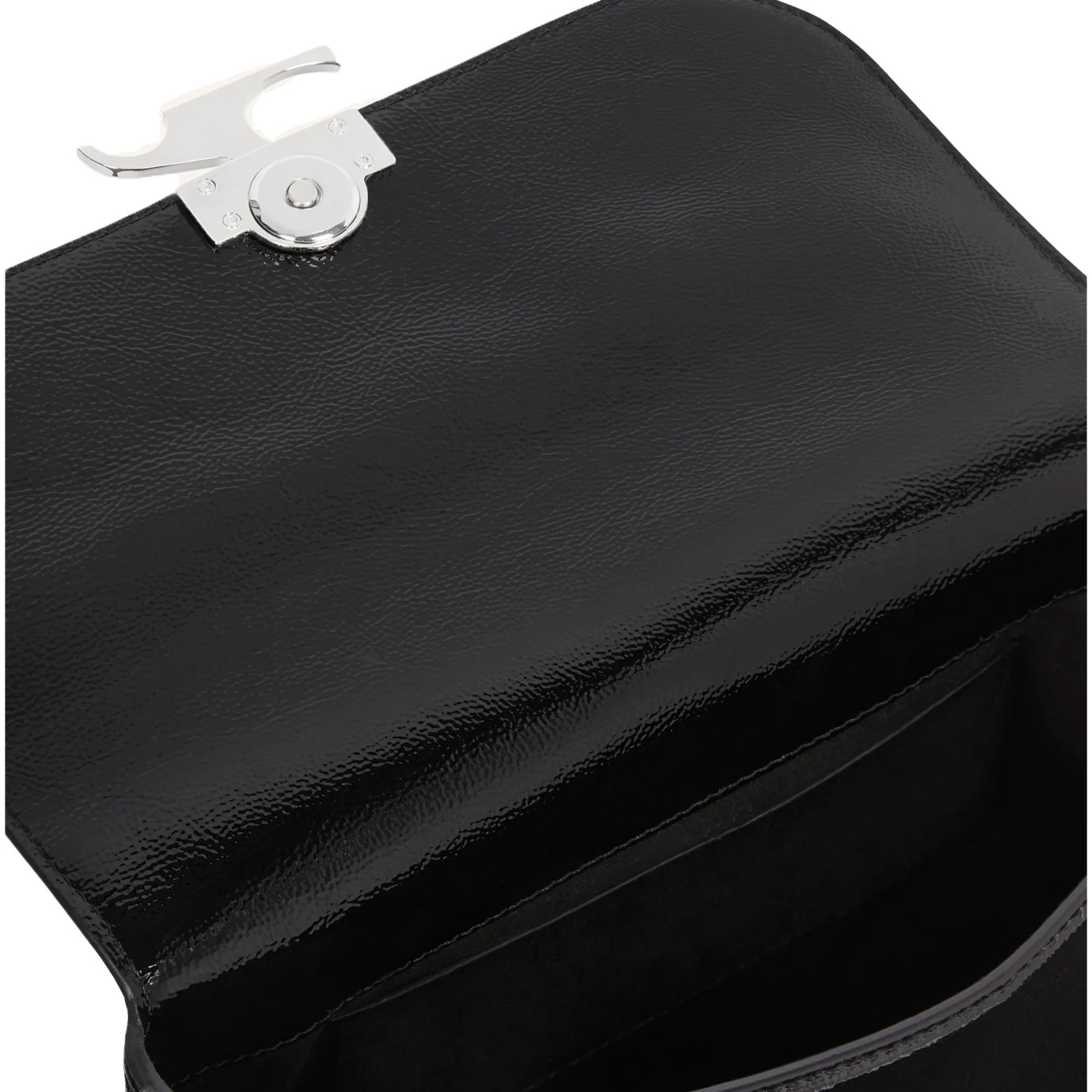Visuel 5 : Courrèges | Sac Icotype en cuir naplack noir | Boutique Parenthese Bordeaux