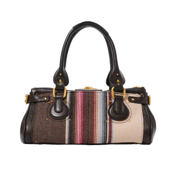 Visuel 3 : Chloé Sac Paddington tweed kohl brown| Boutique de sacs de Luxe Parenthese
