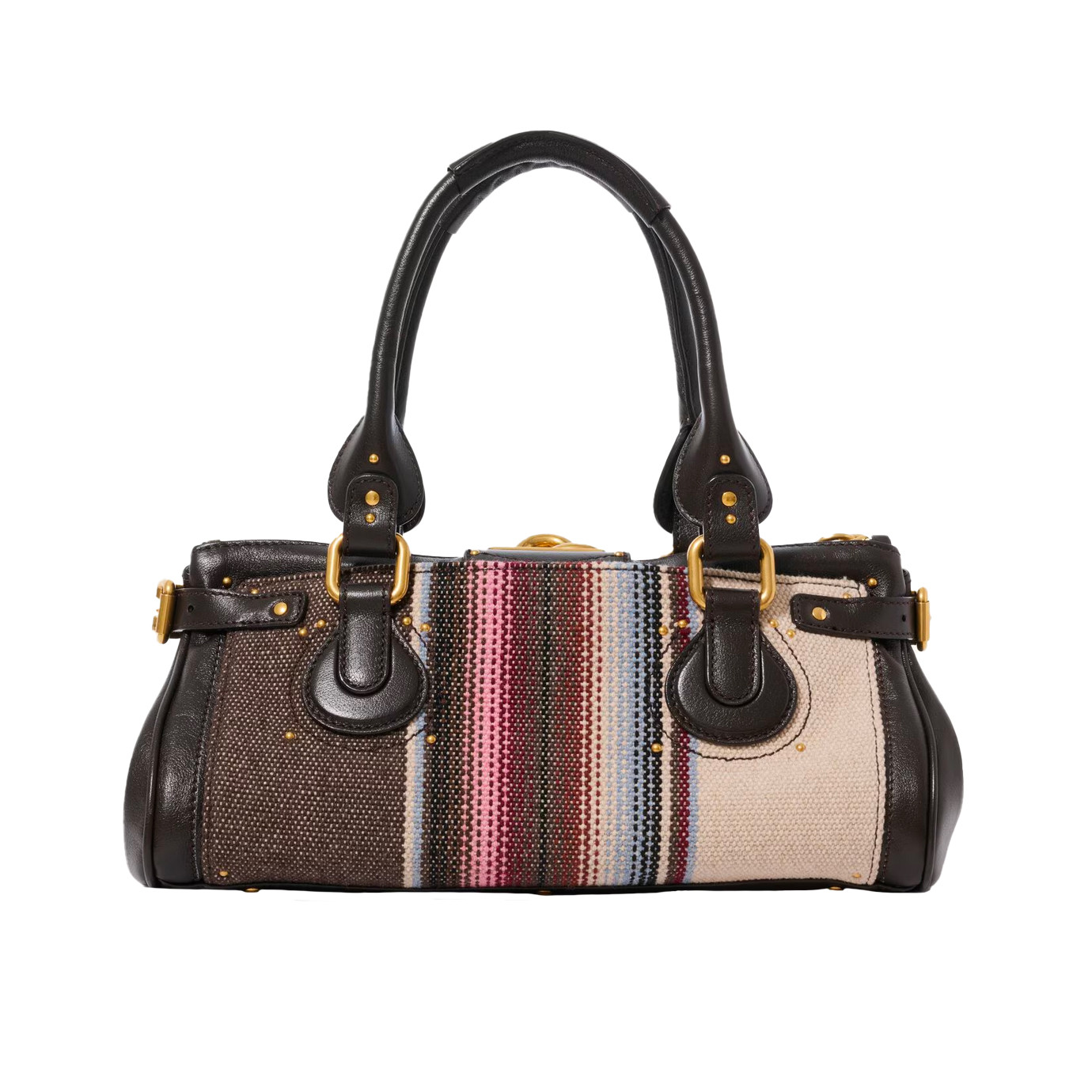 Visuel 3 : Chloé Sac Paddington tweed kohl brown| Boutique de sacs de Luxe Parenthese