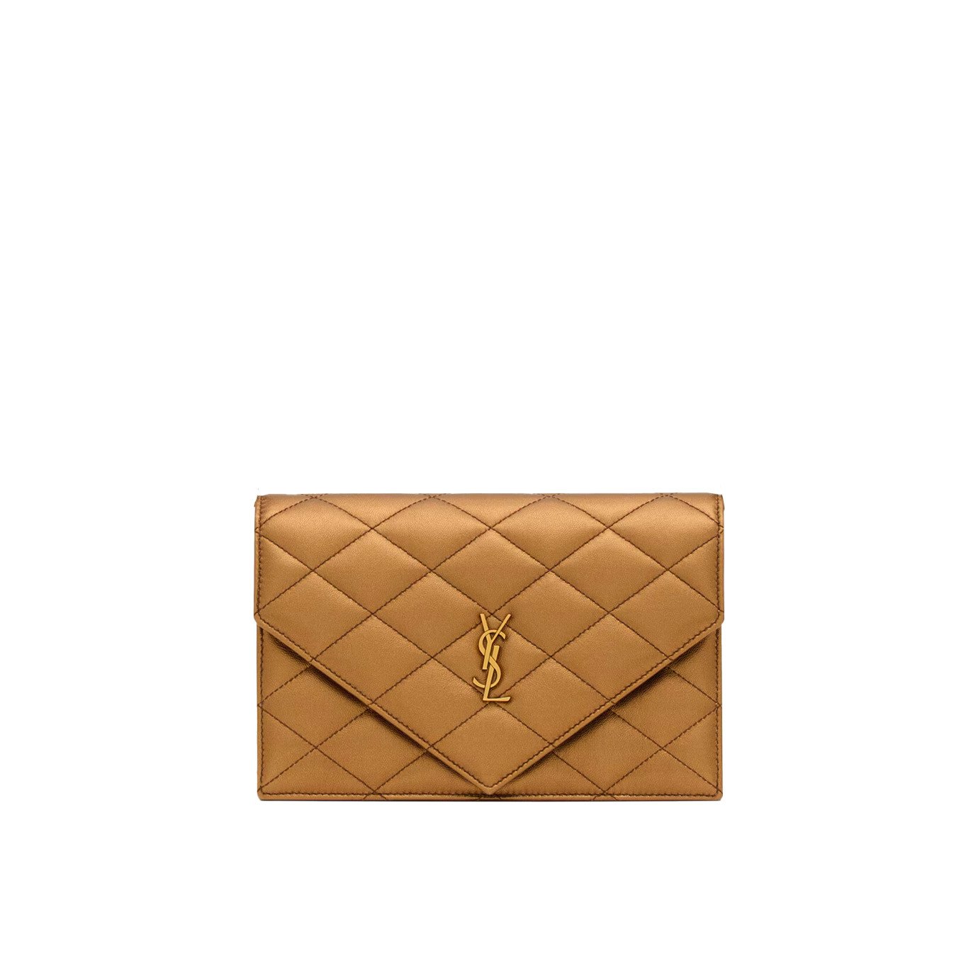 Visuel 1 : Collection Saint Laurent Bordeaux | Pochette Paris en cuir bronze| Boutique Parenthese Bordeaux