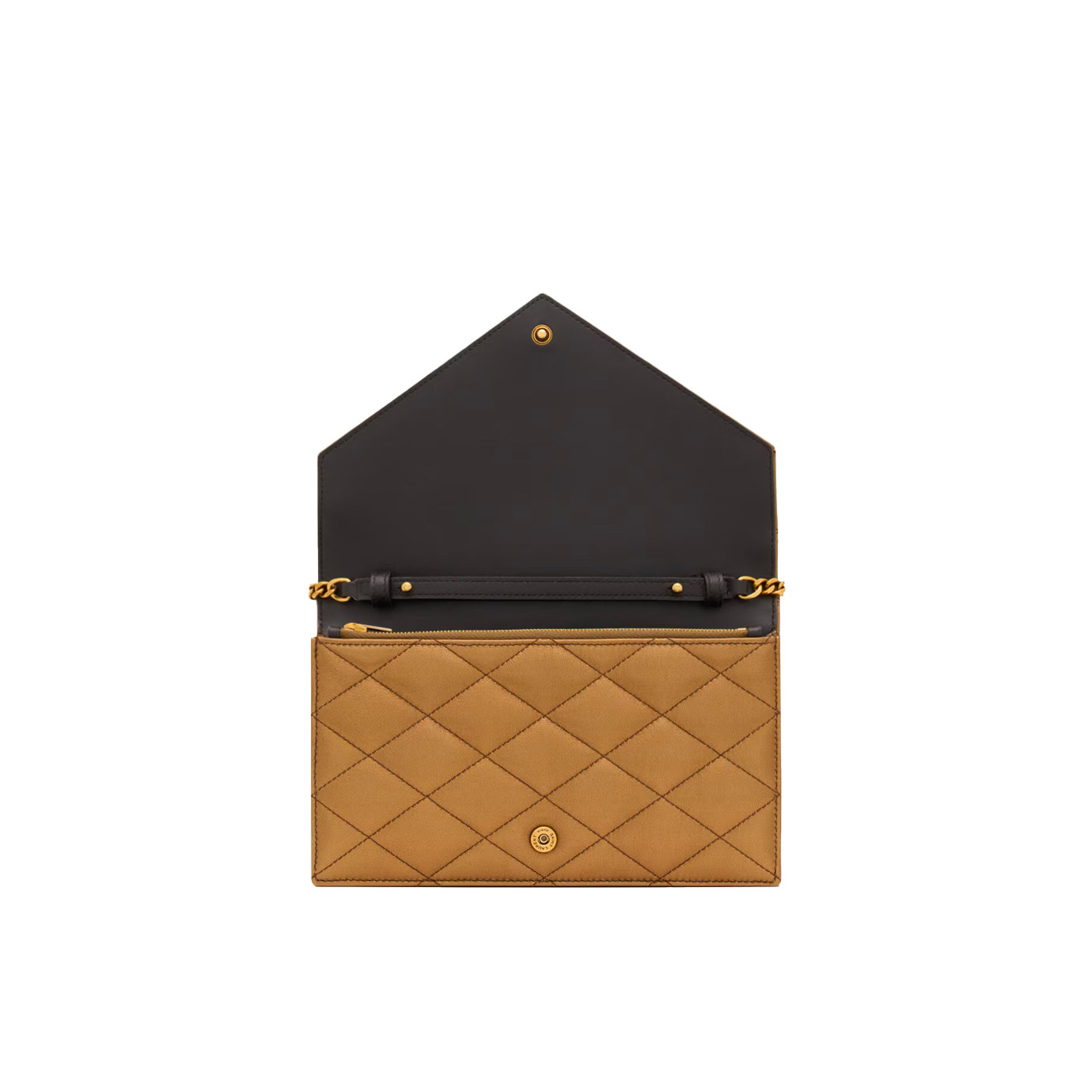 Visuel 5 : Collection Saint Laurent Bordeaux | Pochette Paris en cuir bronze| Boutique Parenthese Bordeaux
